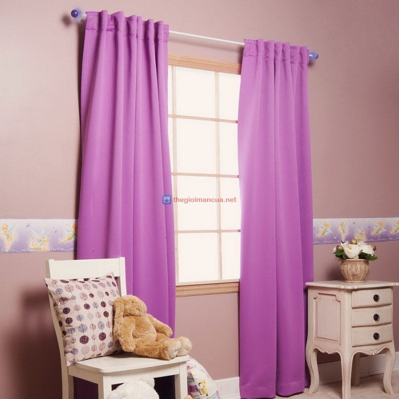 Rèm vải cửa sổ đơn giản trang nhã giá rẻ