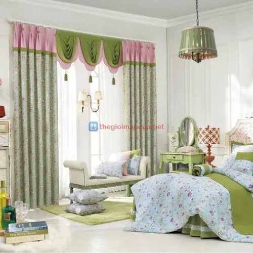 Màn vải đẹp phong cách Châu Âu