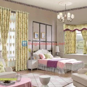 Rèm vải phòng ngủ cản sáng