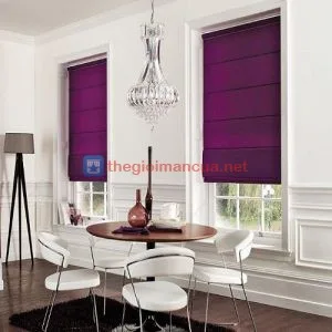 Màn roman xếp lớp