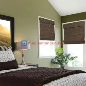 Màn roman xếp lớp phòng ngủ