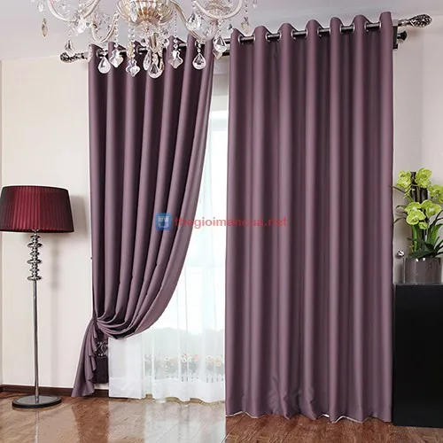 Rèm vải tráng cao su non cách nhiệt MV25