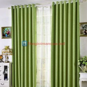 Rèm vải màu xanh MV26