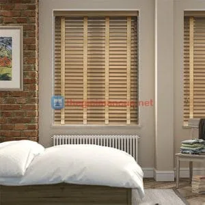 Rèm sáo gỗ tự nhiên phòng ngủ