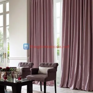 Rèm vải cửa sổ phòng ngủ hai lớp