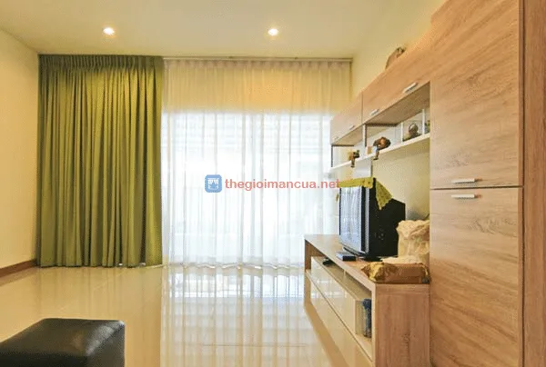 Rèm vải phòng khách hiện đại giá rẻ