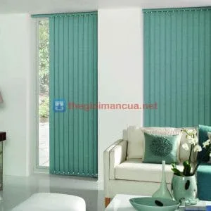 Rèm lá dọc phòng khách sang trọng